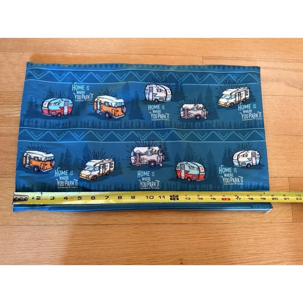 Wilcor RV Camper Throw Pillow Home Us Where You Park It